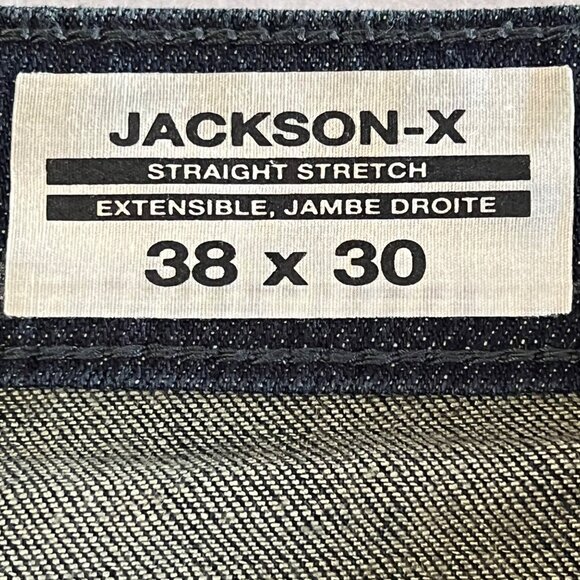 Buffalo David Bitton Men's Jackson-X Straight Stretch Blue Denim Jeans 38x30 NWT - Picture 6 of 12